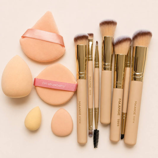 Makeup Brush & Sponge set | 4 colors
