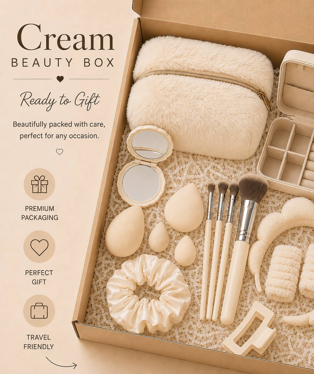 Mocha Beauty Box | Self Care Gift Set for Women
