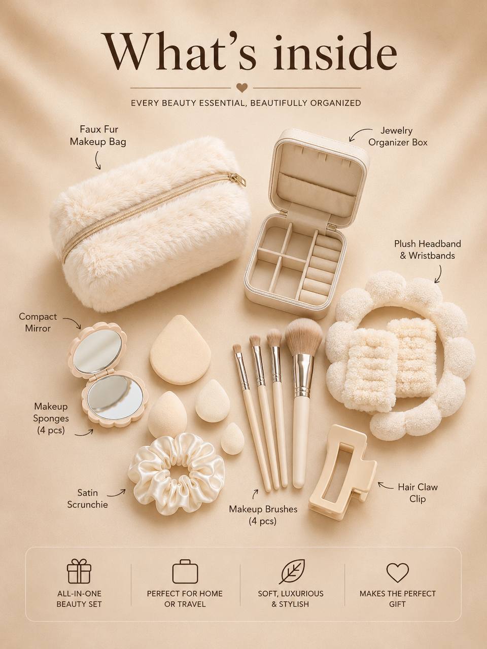 Mocha Beauty Box | Self Care Gift Set for Women