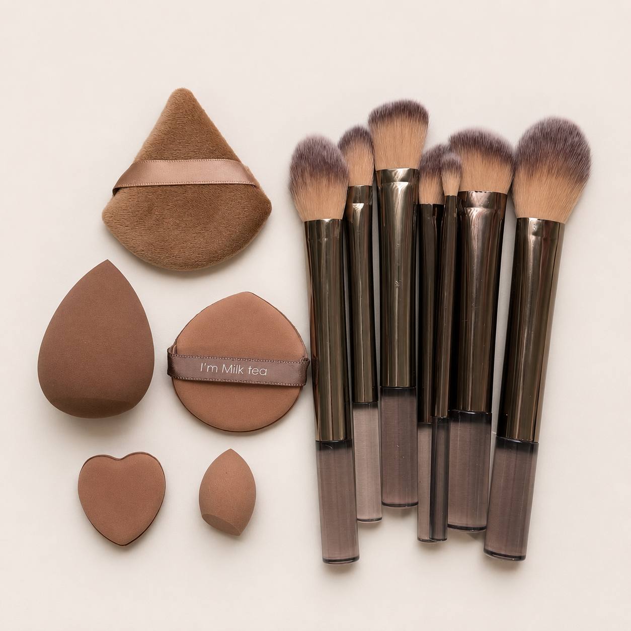 Makeup Brush & Sponge set | 4 colors