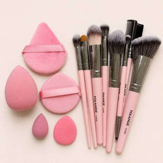 Makeup Brush & Sponge set | 4 colors