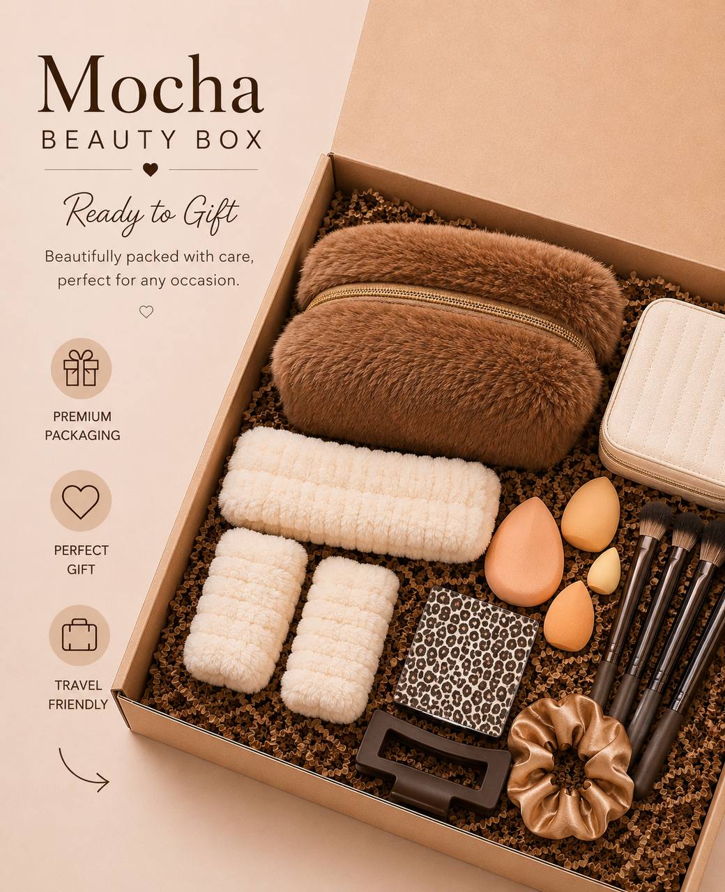 Mocha Beauty Box | Self Care Gift Set for Women
